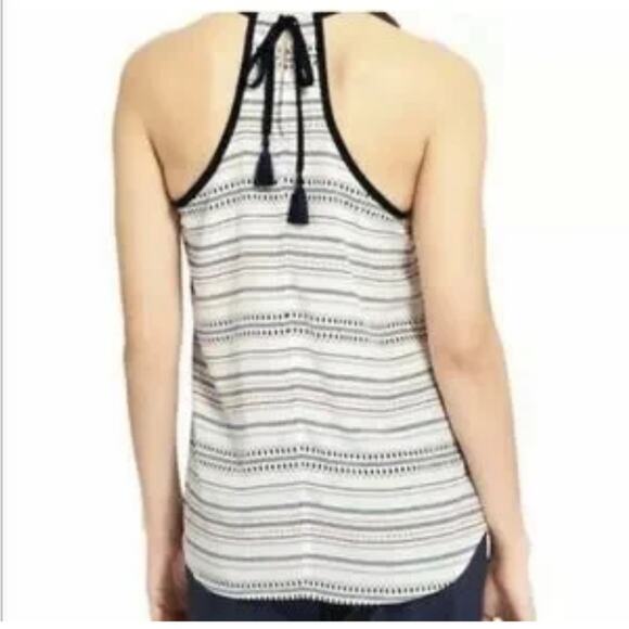 Athleta coastal dunes striped blue tank top - Picture 2 of 9